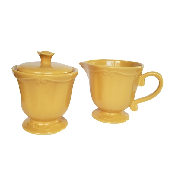 Kitchen Splendid Gold Sugar Creamer Set Poshmark
